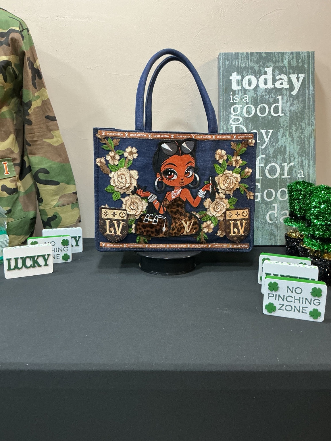 Baddie Denim Tote