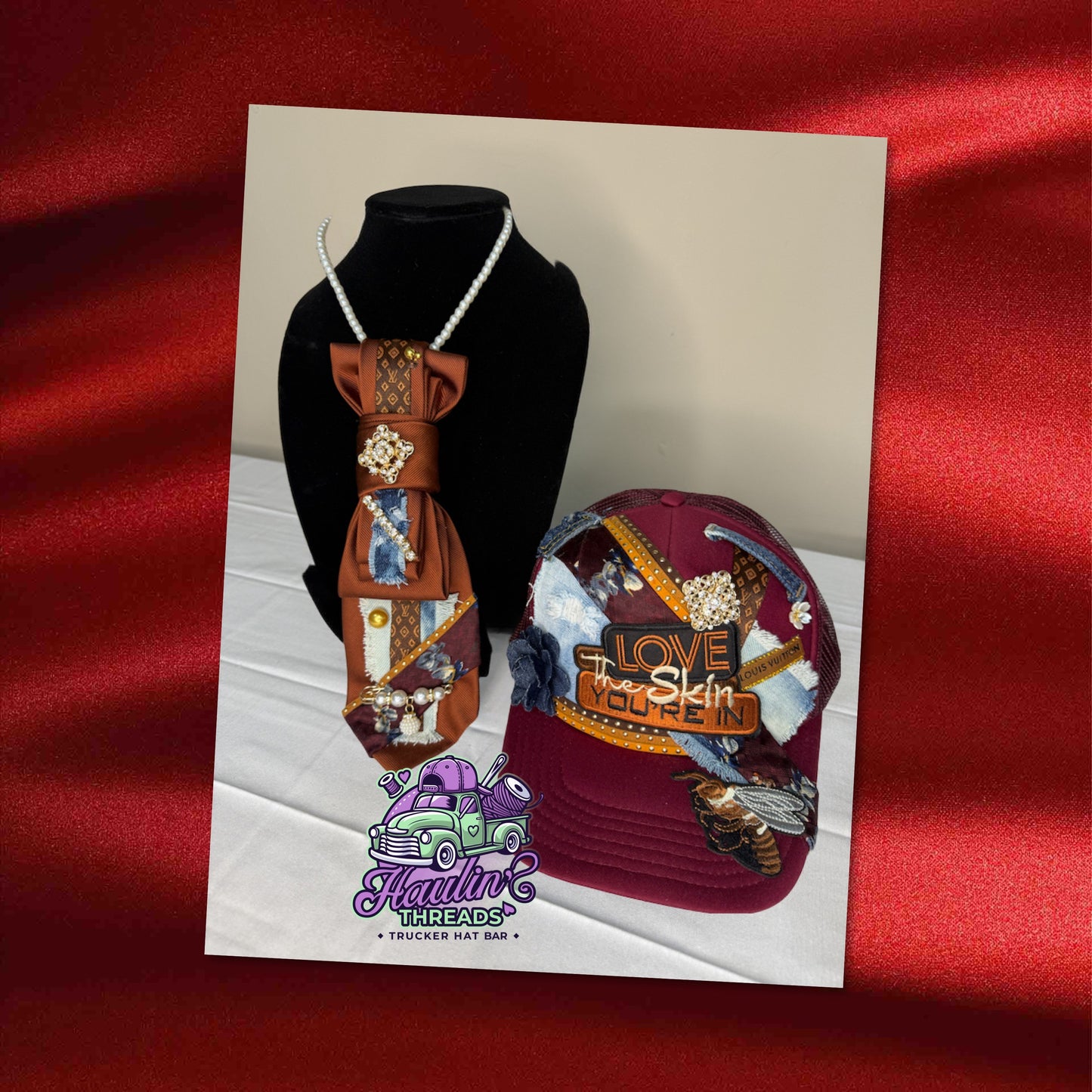 Hat and Tie Sets Brown