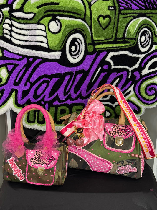 Pink Mommy & Me Camo set
