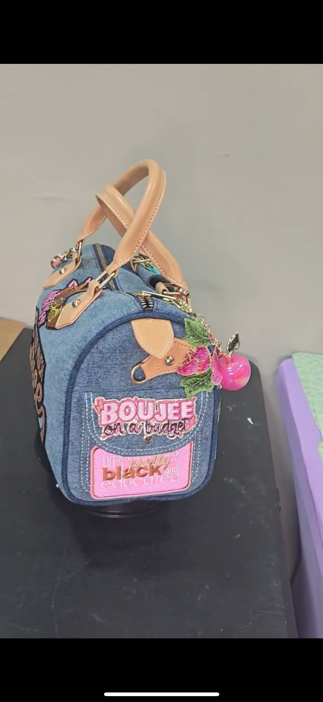 Custom Denim Junk Purse