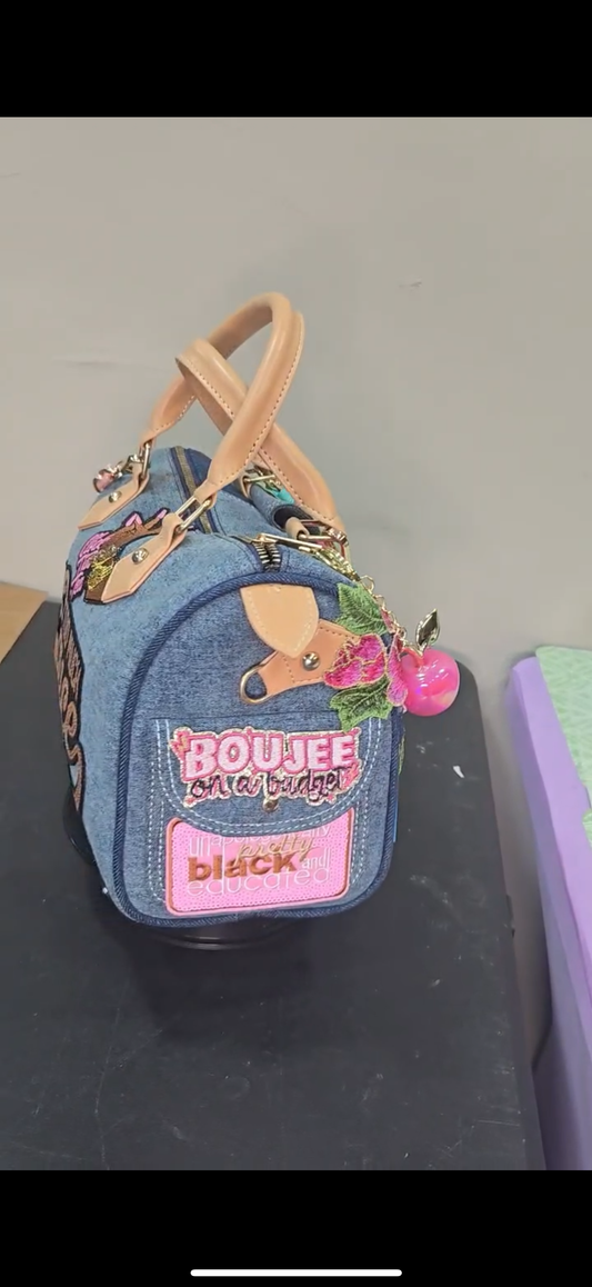 Custom Denim Junk Purse