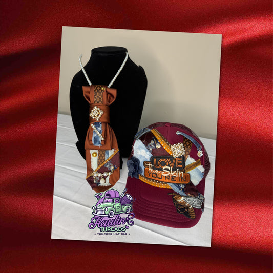 Hat and Tie Sets Brown
